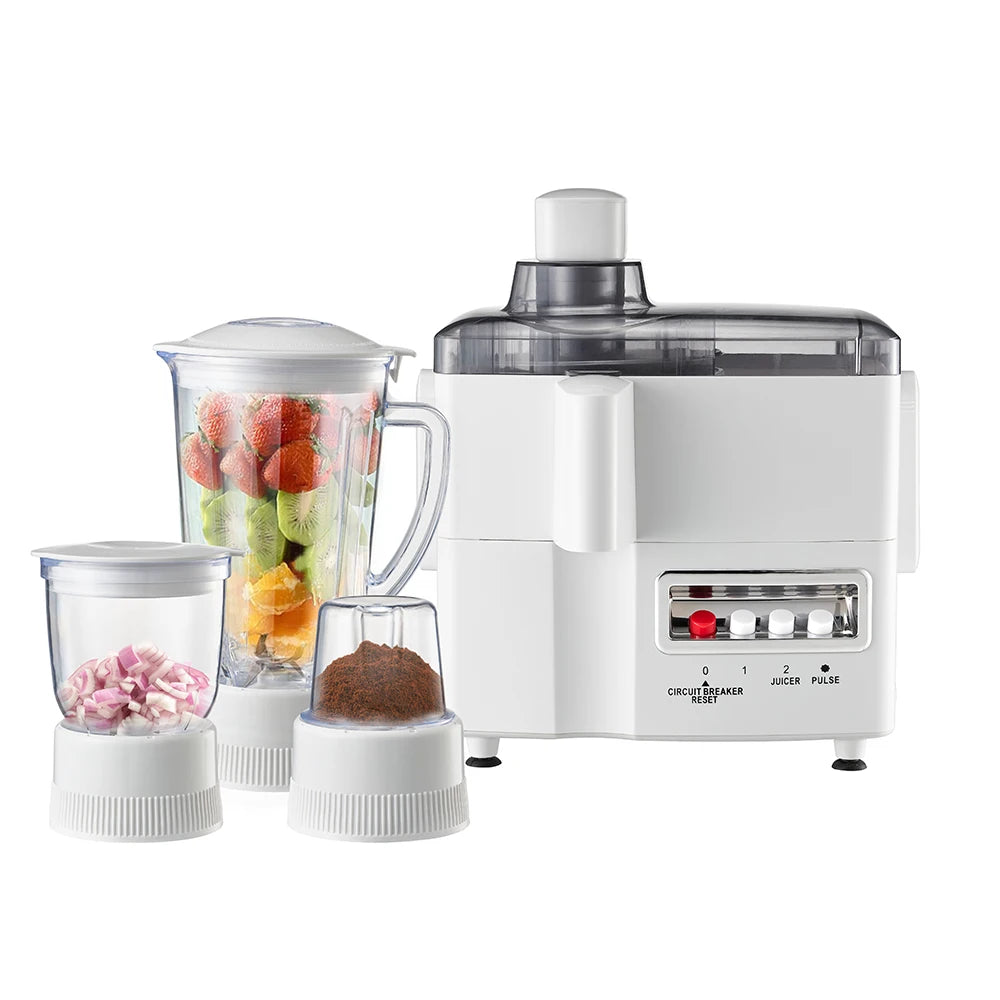 Multifunction 4 in 1 Electric Kitchen Appliances Blender Chopper Food Processor for Chopping Slicing